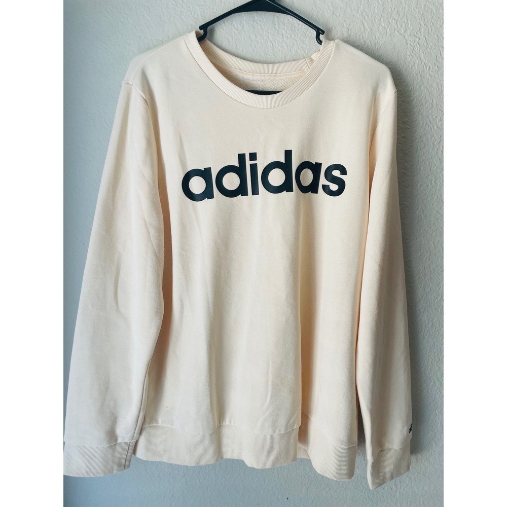 Adidas Tiro Women's Soft Cream Colored
Crew Neck Sweater Long sleeve casual M